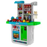  Velika interaktivna dječja kuhinja za igru - plavo/zelena | Shoptok.si