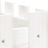  Povišena vrtna gredica bijela 100x50x70 cm masivna borovina | Eponuda.ba