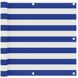 Balkonski zastor bijelo-plavi 90 x 500 cm od tkanine Oxford | shoptok.hr