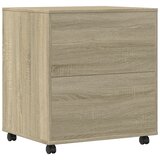  Stalak za pisač s kotačima boja hrasta sonome 60 x 50 x 67 cm | shoptok.hr