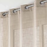 Douceur d intérieur Smeđa prozirna zavjesa 140x280 cm Haltona – | shoptok.hr