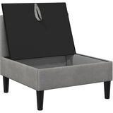 SOFA s pohranom Svjetlosiva Baršun | Eponuda.com