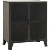 Furnova Omara siva 72x36x82 cm kovina in MDF, (21955942) | Shoptok.si