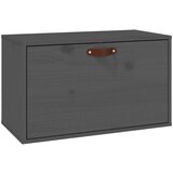 Maison Chic Stenska omarica - Zidna omarica siva 60x30x35 cm trdna borovina iu410, (22063056) Cene