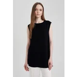 Defacto Regular Fit Crew Neck Short Sleeve Tunic