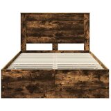  Okvir za krevet s ladicama Dimljeni hrast 120 x 200 cm - Dimljeni hrast 120 x 200 cm | shoptok.hr