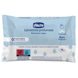 Chicco Perfumed Wipes 0m+ vlažni robčki za otroke rahlo odišavljen 16 kos | Shoptok.si