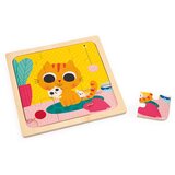 Janod dječje drvene puzzle peanut the cat 9 komada | shoptok.hr