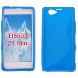  Silikonski ovitek SONY Xperia Z1 mini D550 svetlo moder Cene