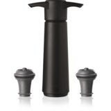 VACUVIN Wine Saver, Black - 1 črpalka in 2 zamaška za vino | Shoptok.si
