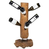  Stalak za vino za 8 boca 40 x 30 x 80 cm od masivne tikovine | shoptok.hr