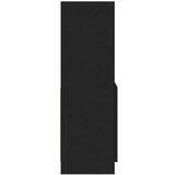 vidaXL Visoka komoda crna 92 x 33 x 100 cm od konstruiranog drva | shoptok.hr