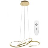 Toolight moderna led stropna svjetiljka + pilot App815-CP čvor zlato | shoptok.hr