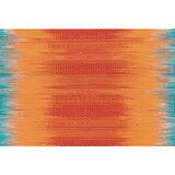 Kayoom RAVNO TKANA PREPROGA 90/160 cm taftano modra, oranžna | Shoptok.si