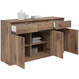 Lesnina-XXXL komoda saturn, barva temnega hrasta | Shoptok.si