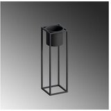WALLXPERT Dekorativna saksija GED-023, 15x50x15 cm, O 12 cm,, Crna | Eponuda.ba