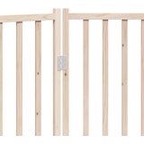  Vrata za pse sklopiva 2 panela 160 cm masivna jelovina | shoptok.hr