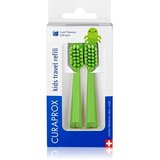 Curaprox Kids Travel refill nadomestne glave za zobno ščetko Green 2 kos | Shoptok.si