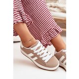 Boto Women's Sports Shoes Sneakers Made Of Eco Leather Dark Beige Ravina | shoptok.hr