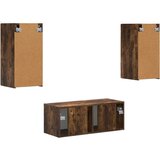  Set TV komoda Zidne 6 pcs Dimljeni hrast Konstruirano drvo | shoptok.hr