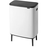 Brabantia Bo Touch Bin Hi 2 x 30 L - White | Shoptok.si
