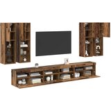  Set omare za televizijo na steni 7 pcs Star les Konstruiran les, (5000112836) | Shoptok.si