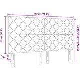  Uzglavlje Tamno plava 180 cm tkanina | shoptok.hr