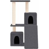  Penjalica za mačke sa stupovima za grebanje tamnosiva 82 cm | Eponuda.com