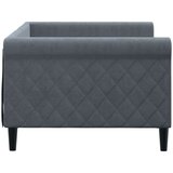 vidaXL Dnevni krevet tamnosivi 90 x 200 cm baršunasti | shoptok.hr