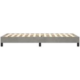  Okvir za krevet s oprugom svjetlosivi 90x200 cm baršunasti | Eponuda.com