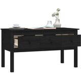 Klubska mizica črna 102x49x55 trdna borovina, (20711305) | Shoptok.si