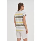 Marisse White Striped Cotton T-Shirt | shoptok.hr