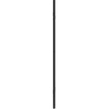  Obloga za tuš Črna 130 x 138 cm ESG steklo in aluminij | Shoptok.si