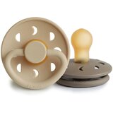 FRIGG® tolažilna duda moon phase natural rubber croissant & portobello | Shoptok.si