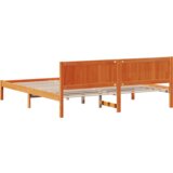  Vosak smeđi krevet Vosak smeđi Masivno drvo 200 x 200 cm | shoptok.hr