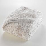 Douceur d intérieur Sivo-bež deka od umjetnog krzna 180x220 cm Alaska – Cijene