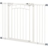 HOMCOM Pasja vrata 74-100x76 cm Bela, (5000234018) | Shoptok.si
