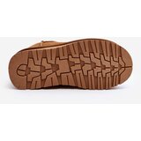 Boto Fashionable Suede Low Snow Boots Camel Nucca | Shoptok.si