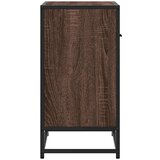 vidaXL Noćni ormarić smeđi hrast 60x31x60 cm Konstruirano drvo i metal | shoptok.hr