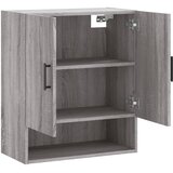  Zidni ormarić boja hrasta sonome 60x31x70 cm konstruirano drvo Siva | Shoptok.si