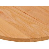 Stolna ploča svjetlosmeđa 140x60x2 cm ovalna masivna hrastovina | Eponuda.ba