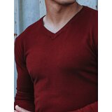 DStreet Sweter męski bordowy | shoptok.hr