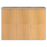  Vrtno spremište svjetlosmeđe 192x274x223 cm pocinčani čelik | Eponuda.com