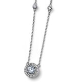 Oliver Weber sunshine 925ag zircon ženski lančić sa swarovski kristalima ( 61188r )