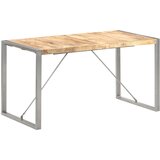  Blagovaonski stol 140x70x75 cm od masivnog grubog drva manga | shoptok.hr