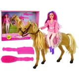 Rider with Brown Pony Figures.