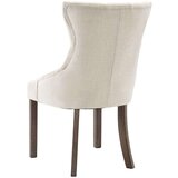  Jedilni stoli 2 kosa bež blago, (20700535) | Shoptok.si