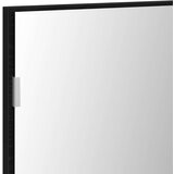 Ogledalo za kupaonicu s LED svjetlom Crni hrast 80x37 cm | shoptok.hr