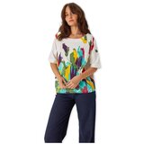 SKFK Puloverji T-Shirt Inese-Gots - White Bela u