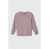 Sisley Otroški pulover vijolična barva